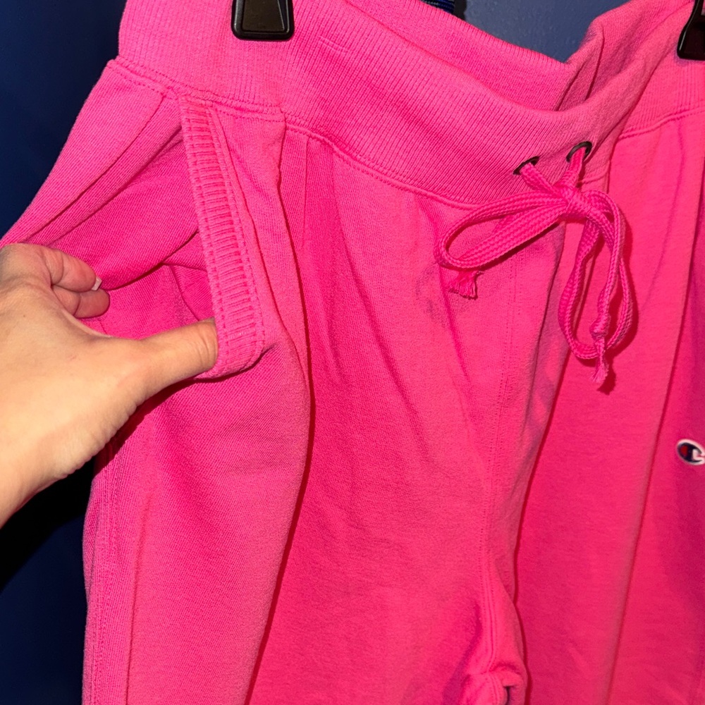 Champion- NWT Pink Jogger Sweatpants with Logo Size 2X - Picture 9 of 17
